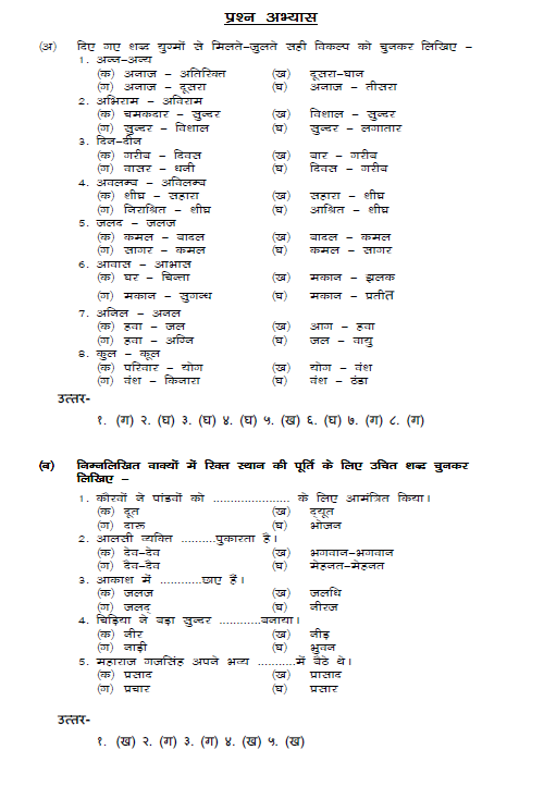 Class 9 CBSE Hindi Study Material and Notes Part B
